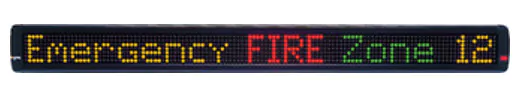 LED Scrolling CAP Alert