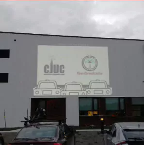 CJUC Pop up drive in theatre