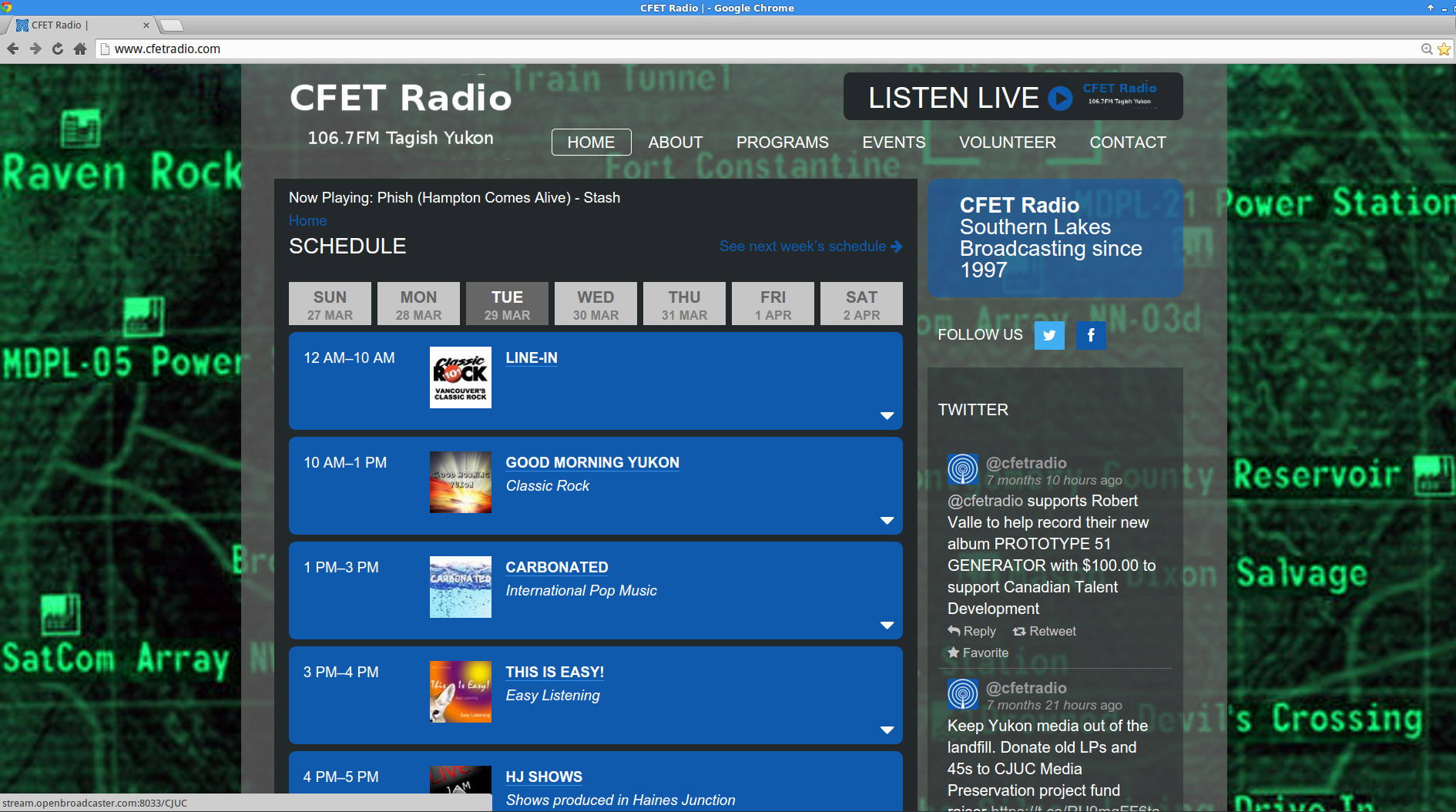 CFET Radio Theme