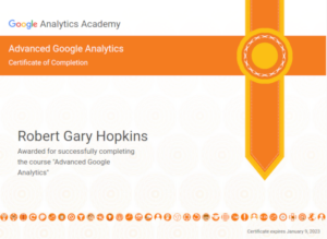 Google Advanced Award RGH